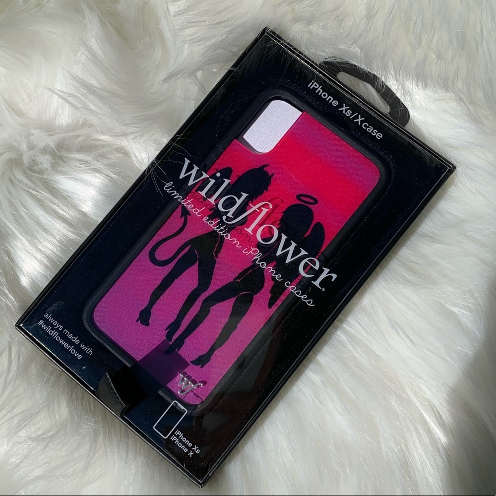 IPHONE X/XS WILDFLOWER PHONE CASE DEVIL/ANGEL